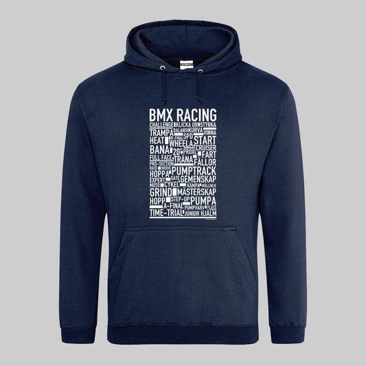 BMX Racing Text Hoodie