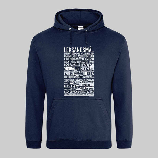 Leksandsmål Dialekt Text Hoodie