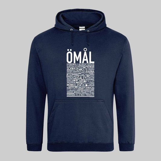 Ömål Dialekt Text Hoodie
