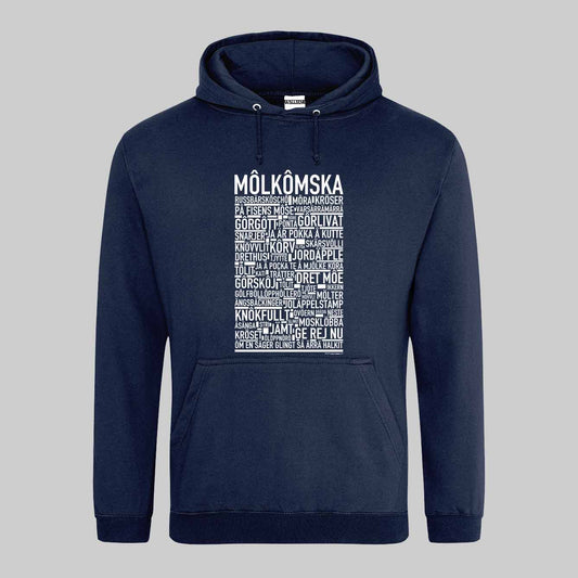 Môlkômska Dialekt Text Hoodie