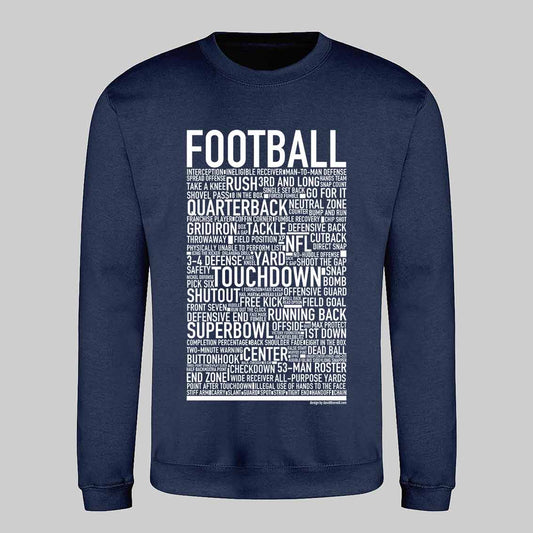 Football Text Sweatshirt