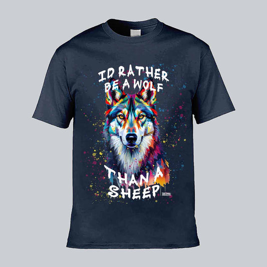 I'd Rather Be A Wolf T-shirt
