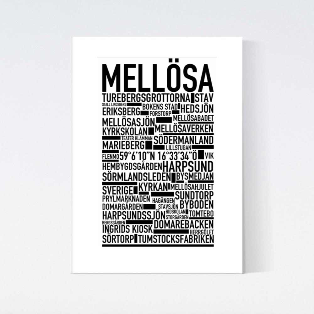 Mellösa Text Poster