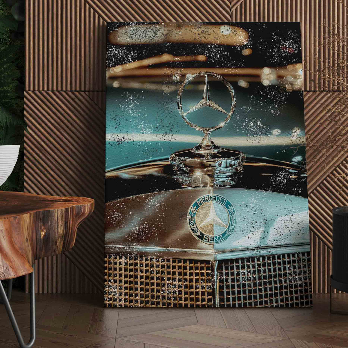 Mercedes Statue Canvas