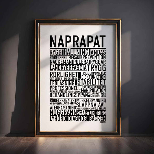 Naprapat Text Poster