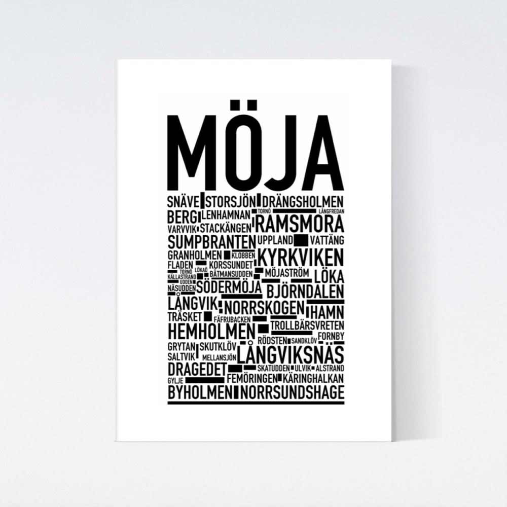 Möja Text Poster