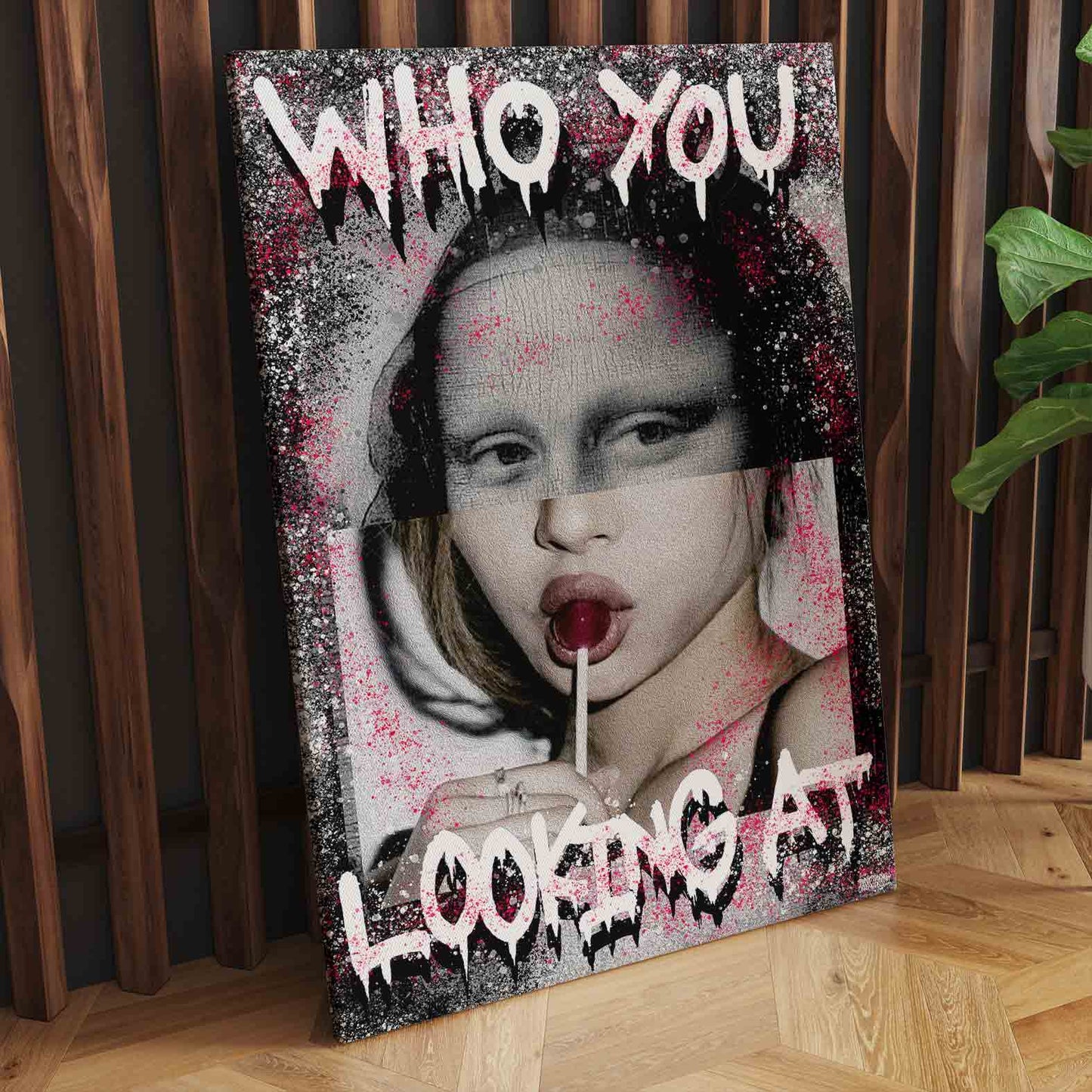 Mona Lisa Lollipop Canvas
