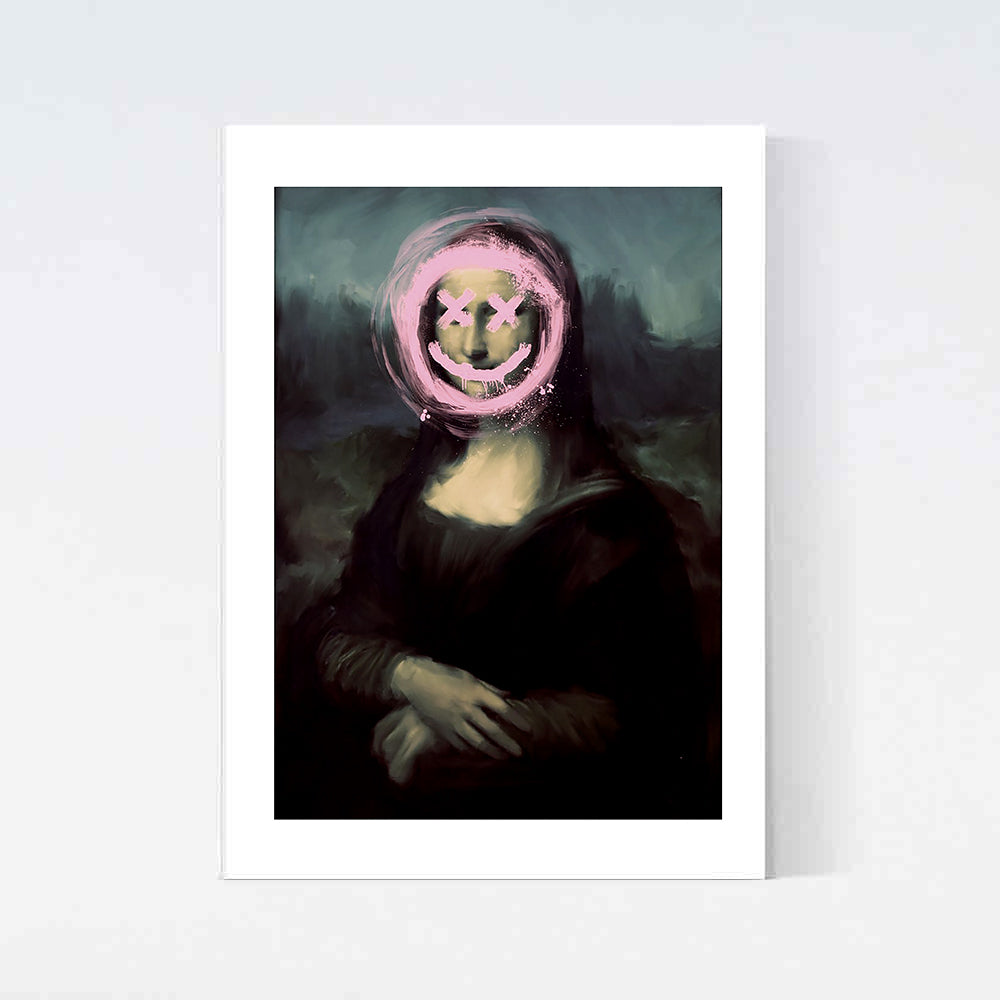 Mona Lisa Marshmallow Poster