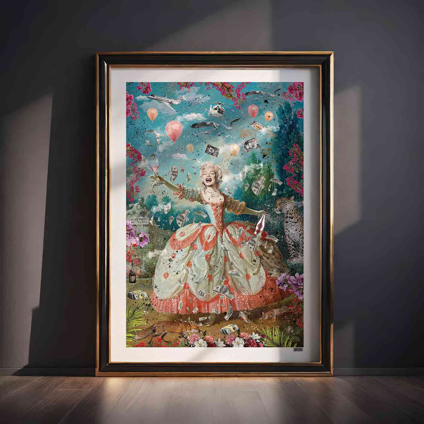 Queen Of Champagne Poster