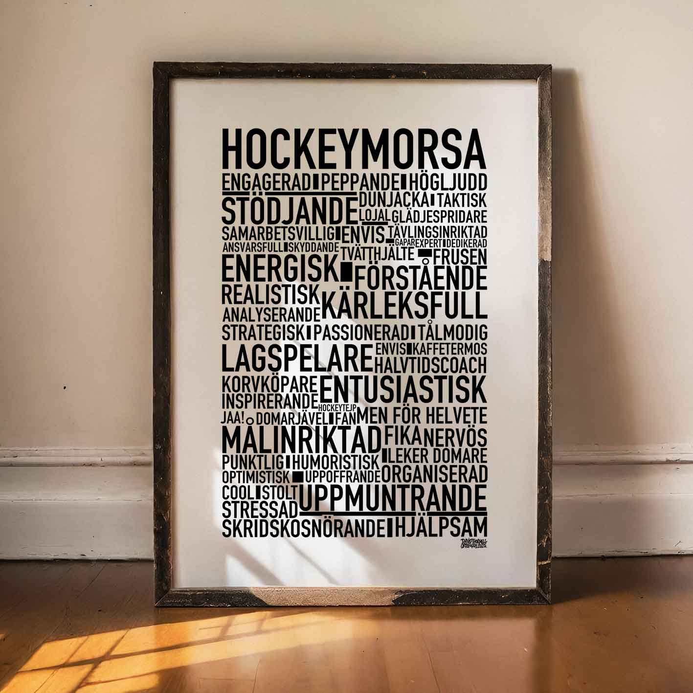 Hockeymorsa Text Poster