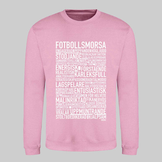 Fotbollsmorsa Text Sweatshirt