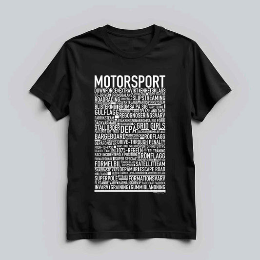 Motorsport Text T-shirt