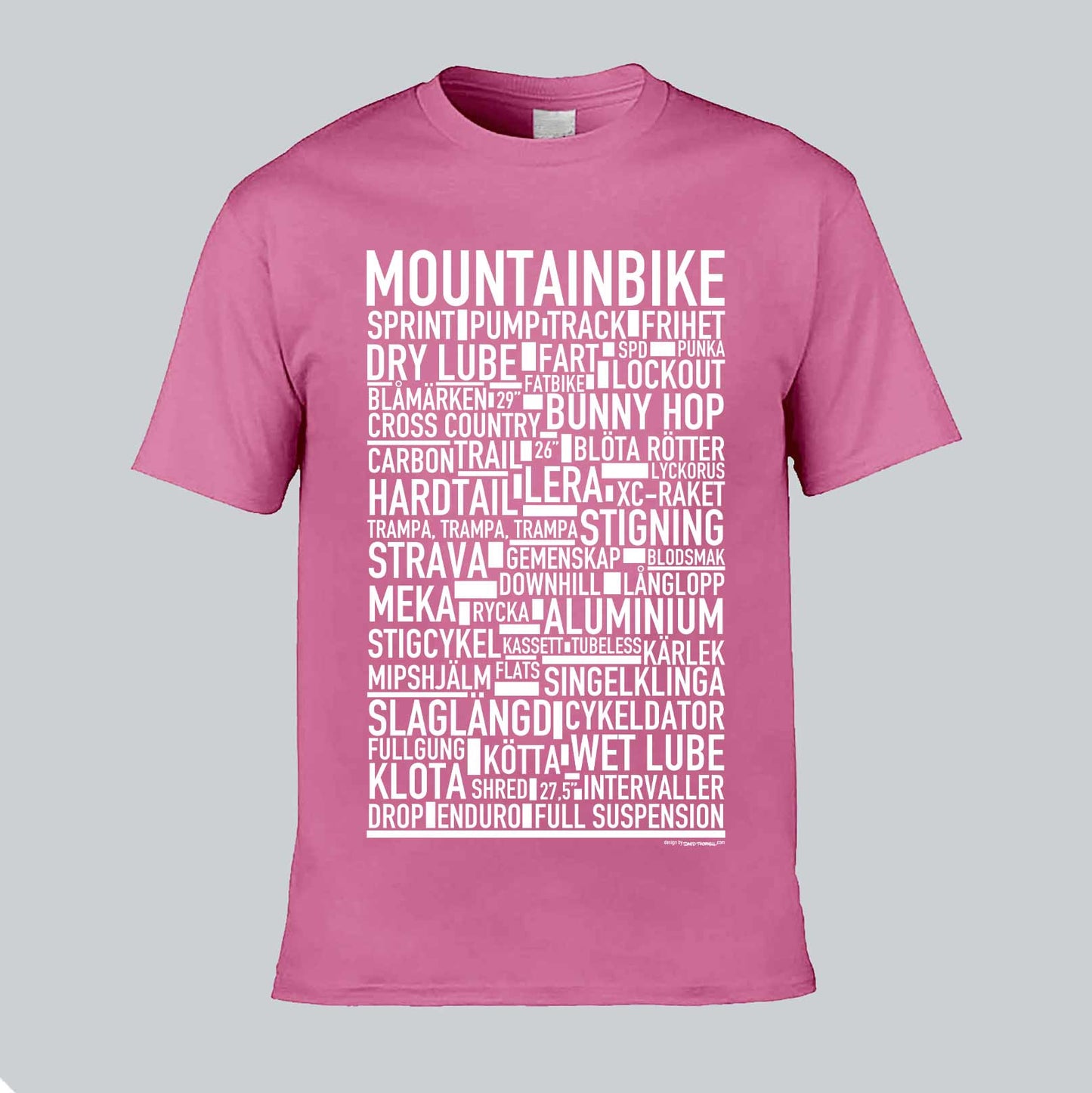 Mountainbike Text T-shirt
