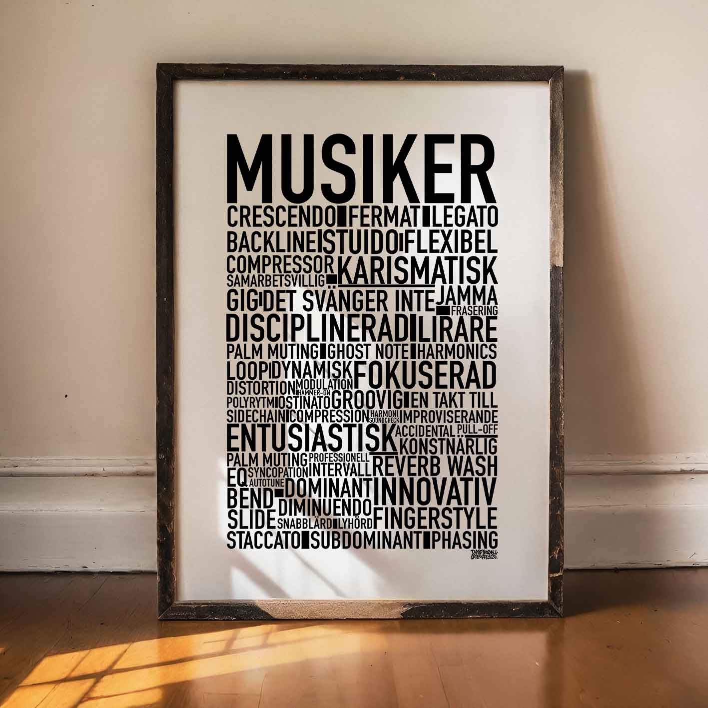 Musiker 2025 Text Poster