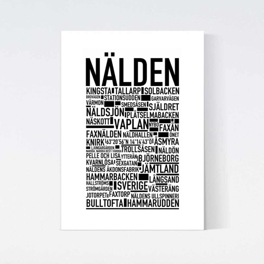 Nälden Text Poster
