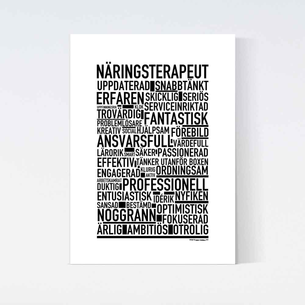 Näringsterapeut Text Poster