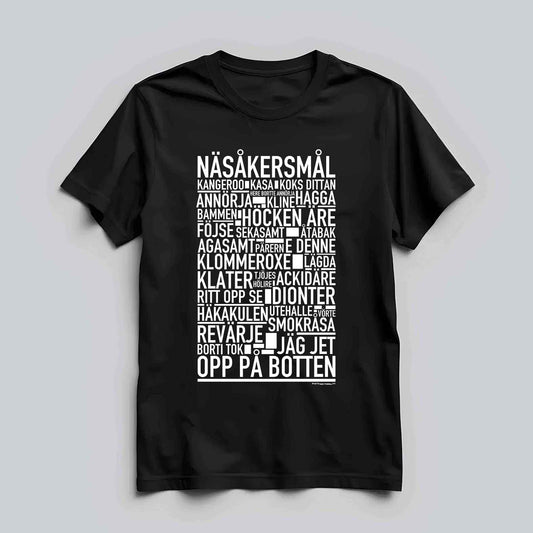 Näsåkersmål Dialekt Text T-shirt