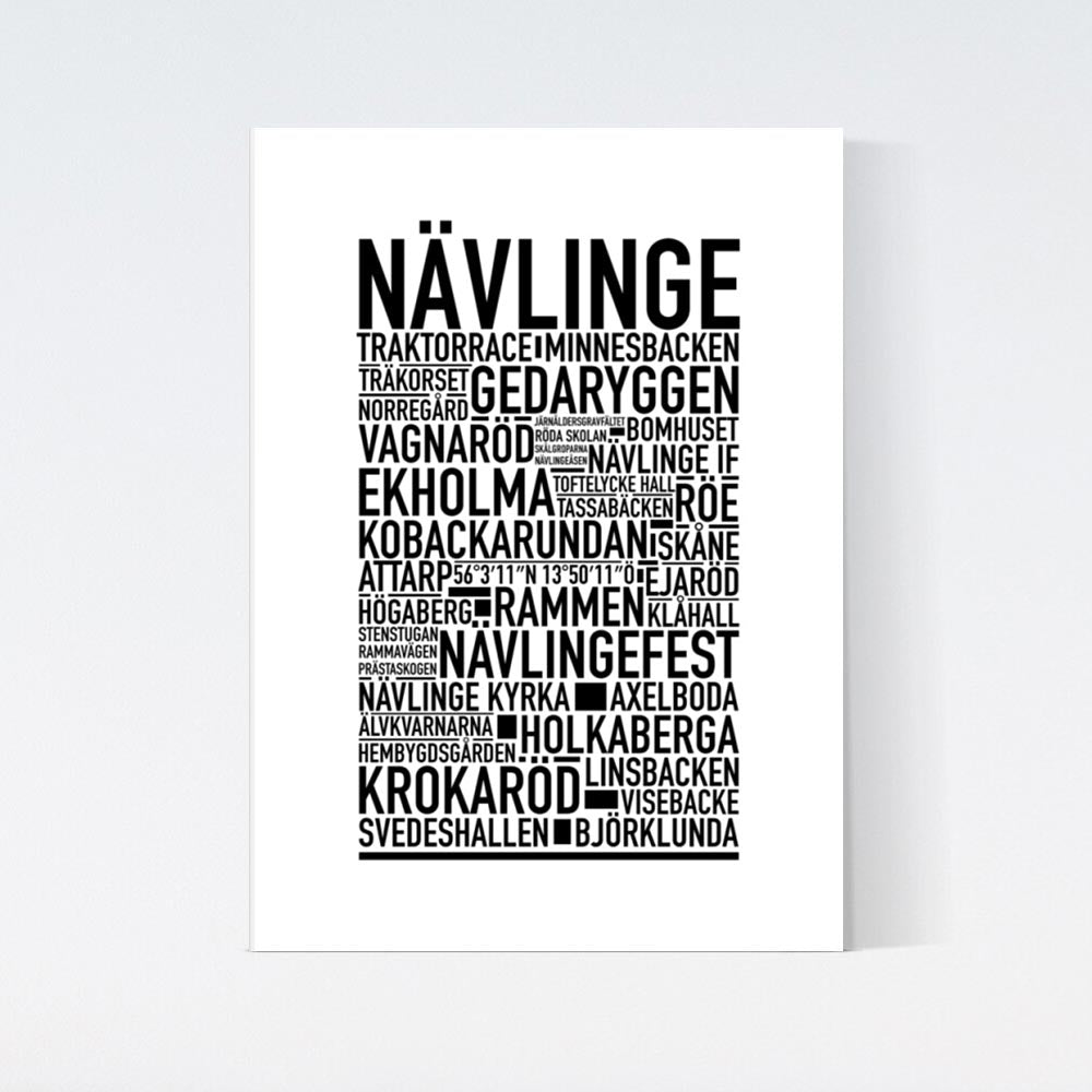 Nävlinge Text Poster
