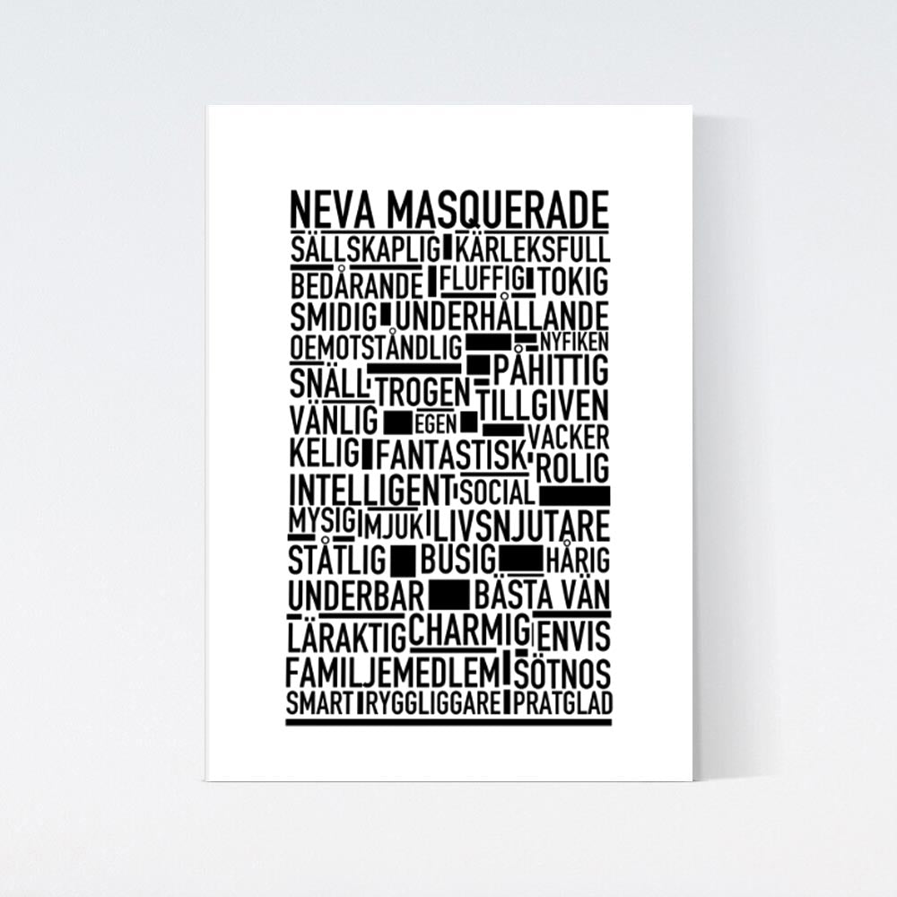 Neva Masquerade Katt Poster