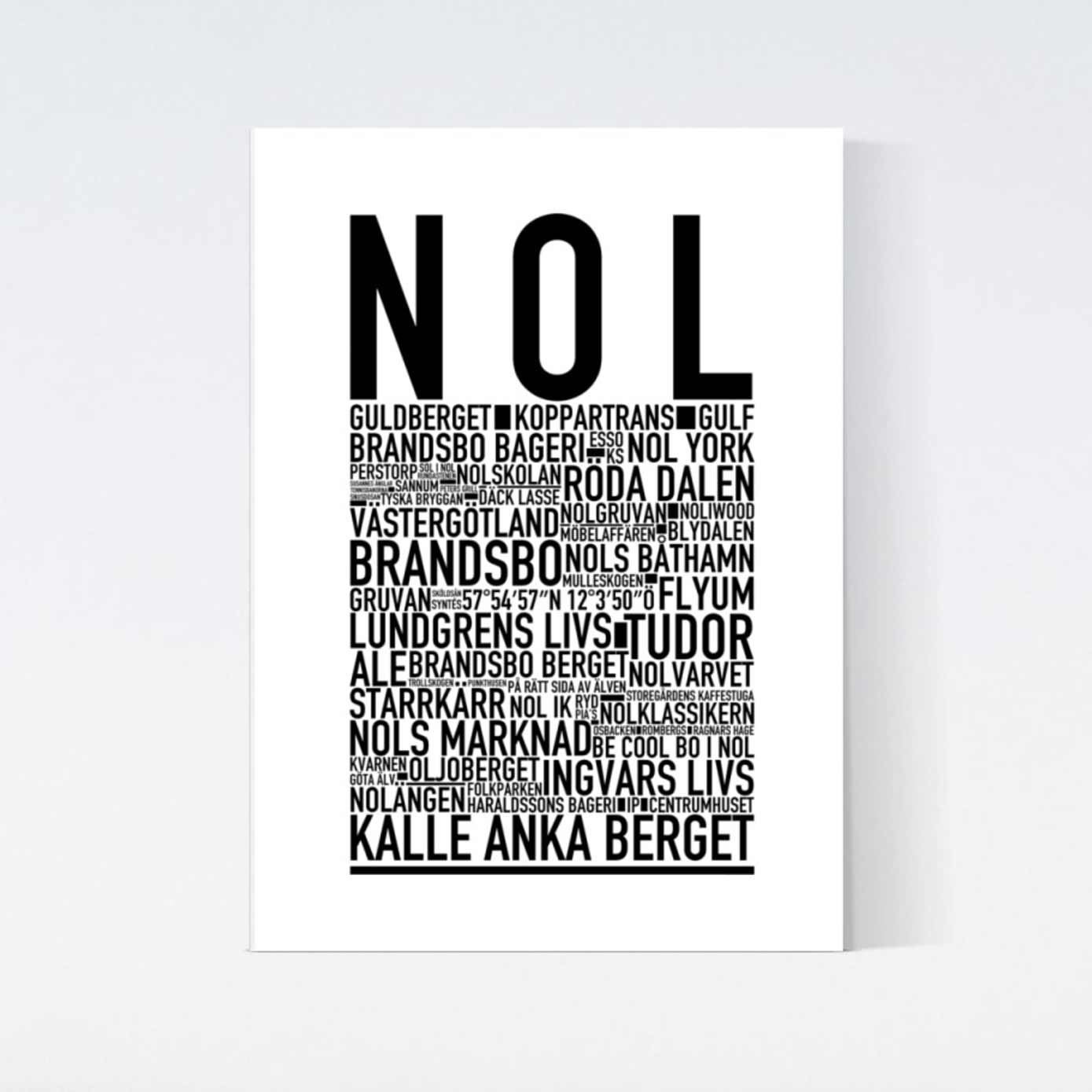Nol Text Poster
