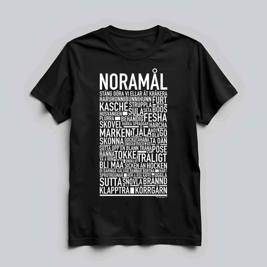 Noramål Dialekt Text T-shirt
