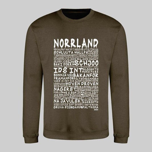 Norrland Graffiti Dialekt Sweatshirt