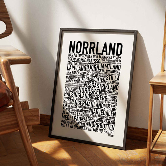 Älskade Norrland 2025 Text Poster
