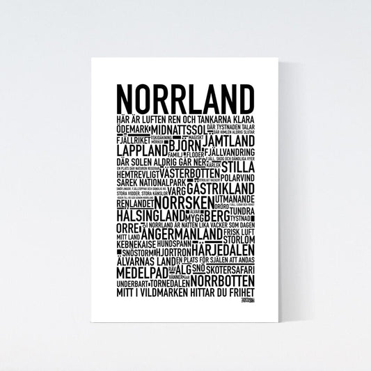 Älskade Norrland 2025 Text Poster