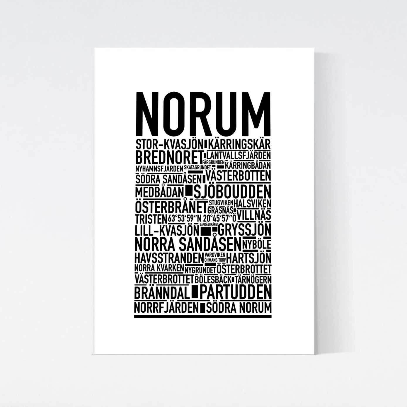 Norum Text Poster