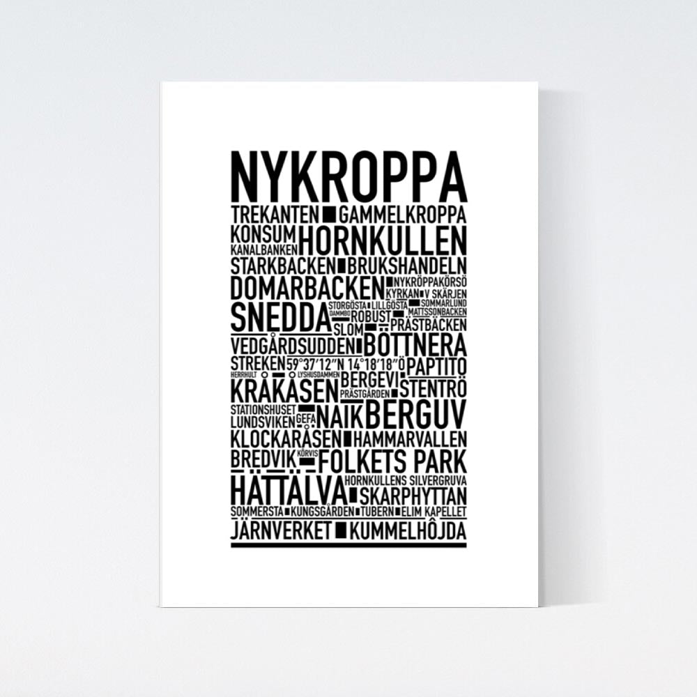 Nykroppa Text Poster