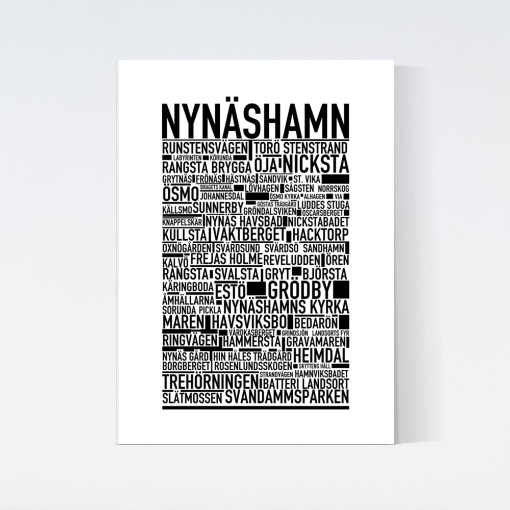 Nysnäshamn Text Poster