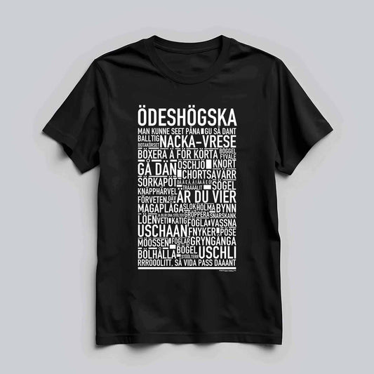 Ödeshögska Dialekt Text T-shirt