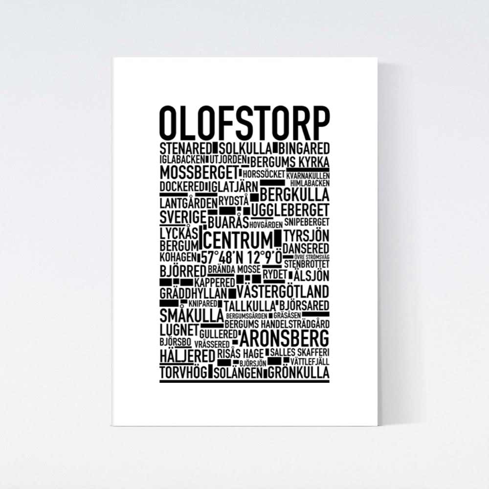 Olofstorp Text Poster