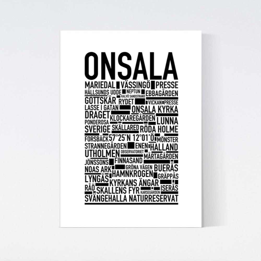 Onsala Text Poster
