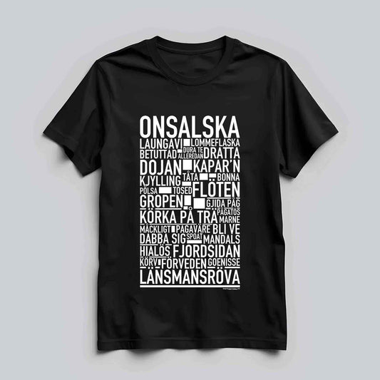 Onsalska Dialekt Text T-shirt