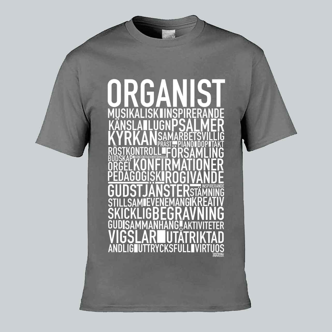Organist Text T-shirt