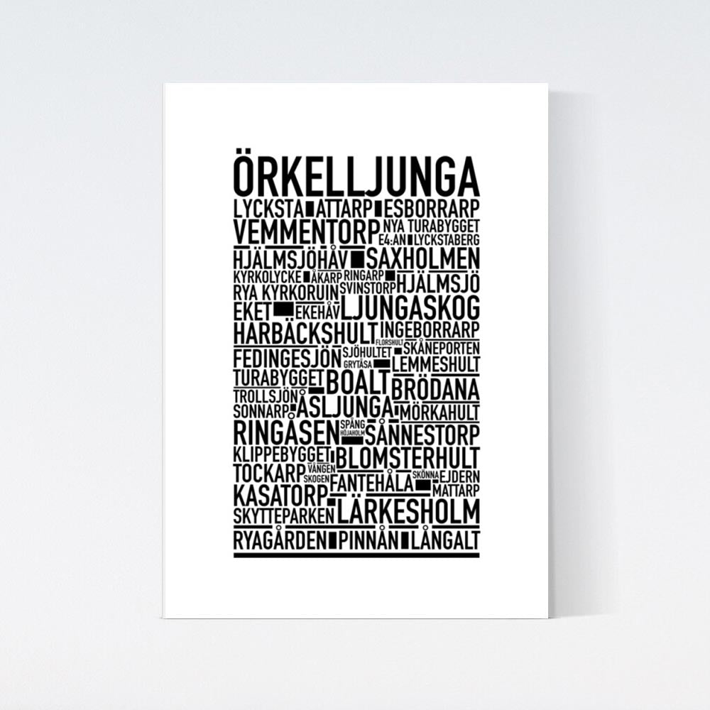 Örkelljunga Text Poster