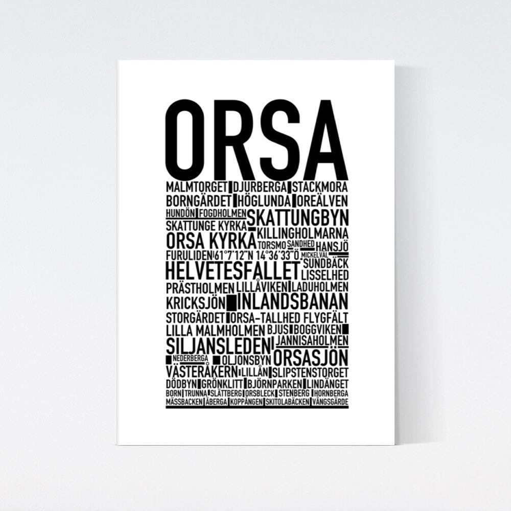 Orsa Text Poster