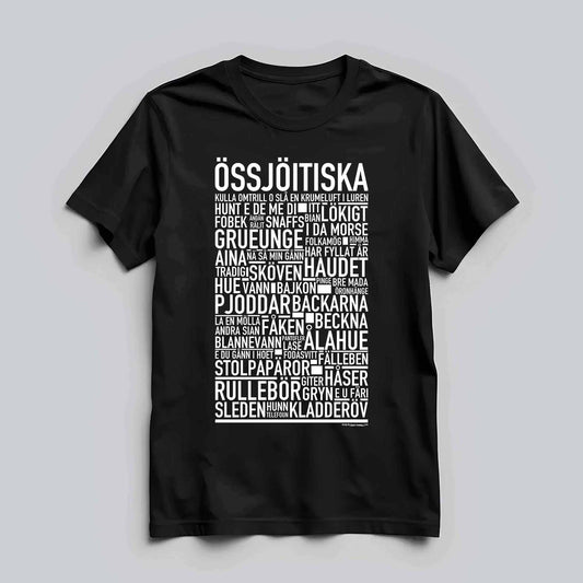 Össjöitiska Dialekt Text T-shirt