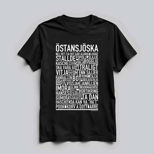 Östansjöska Dialekt Text T-shirt