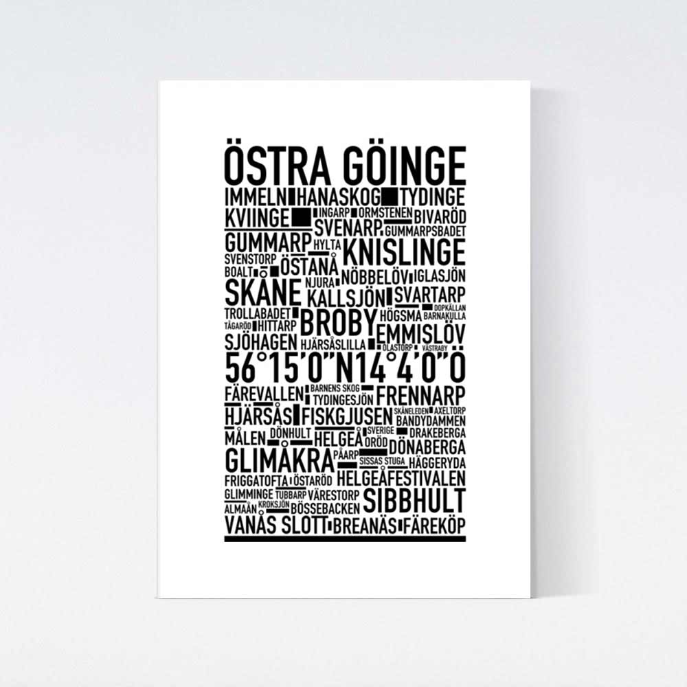 Östra Göinge Text Poster