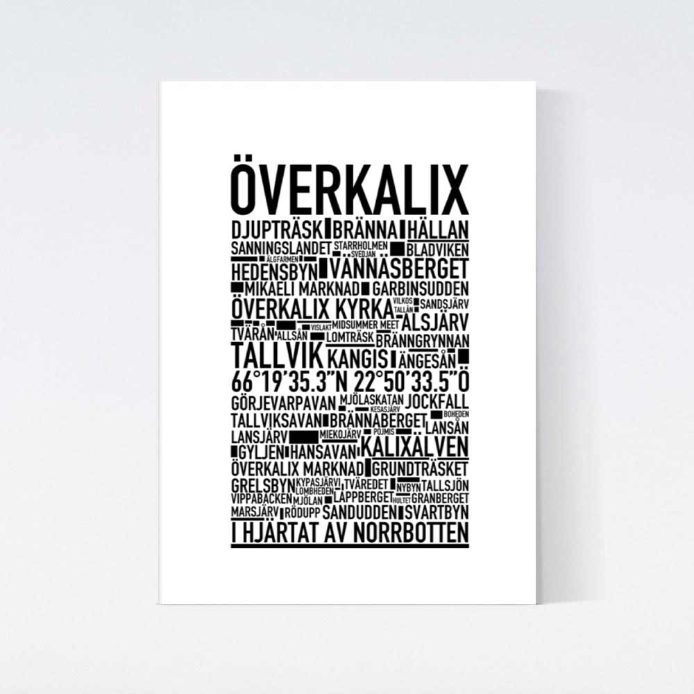 Överkalix Text Poster