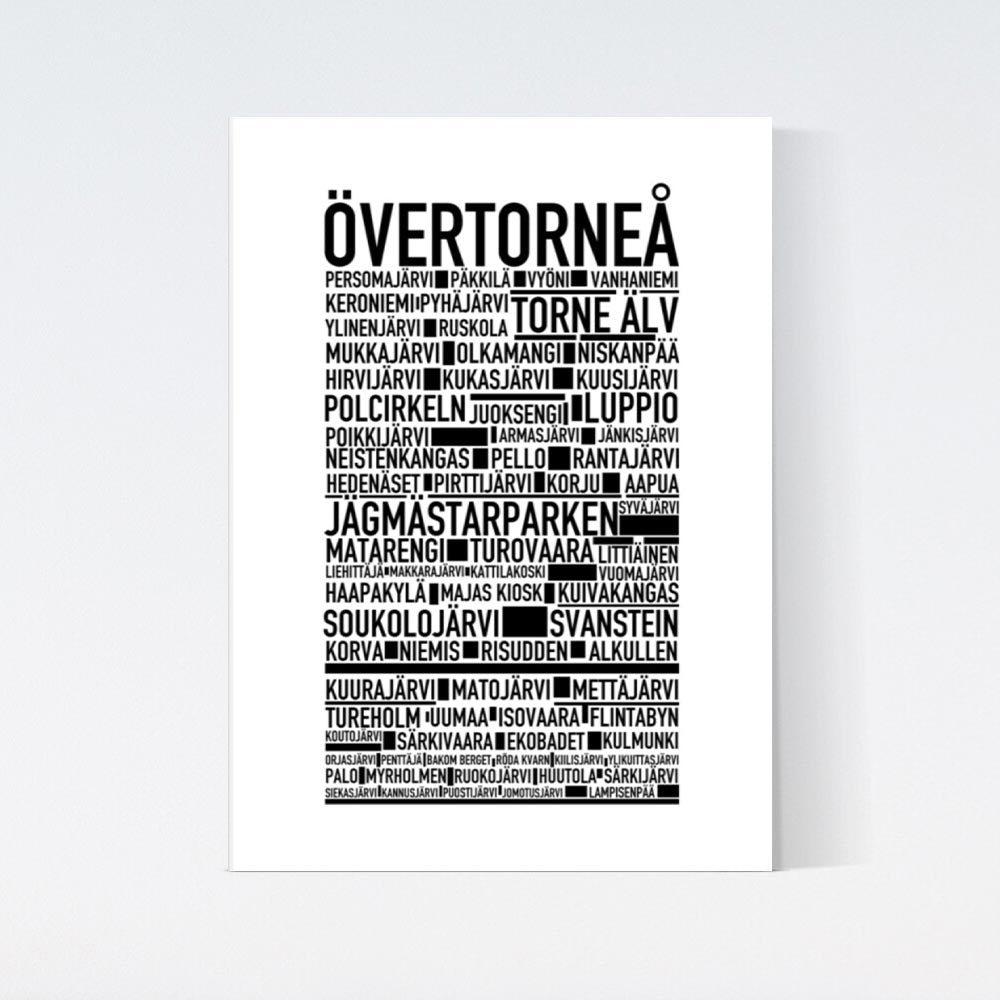 Övertorneå Text Poster
