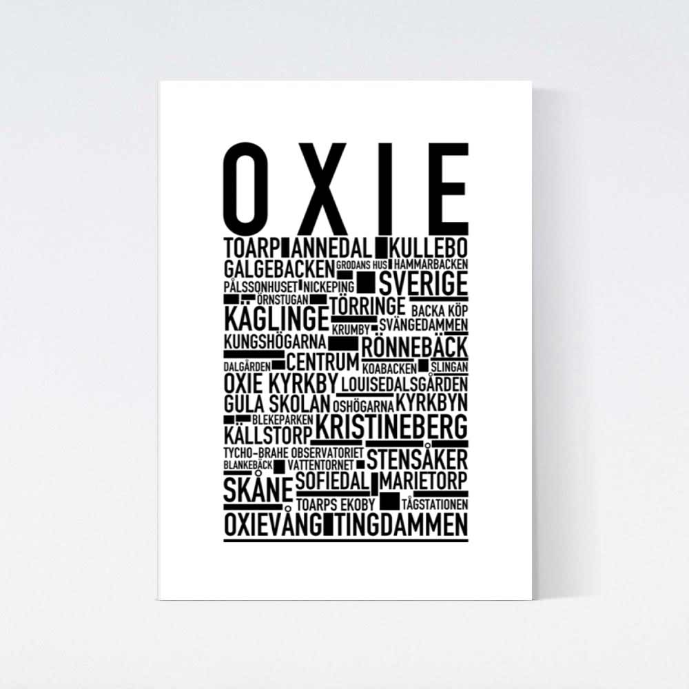 Oxie Text Poster