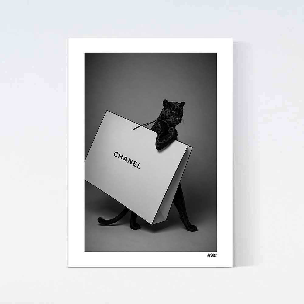 Panther Shopping Poster