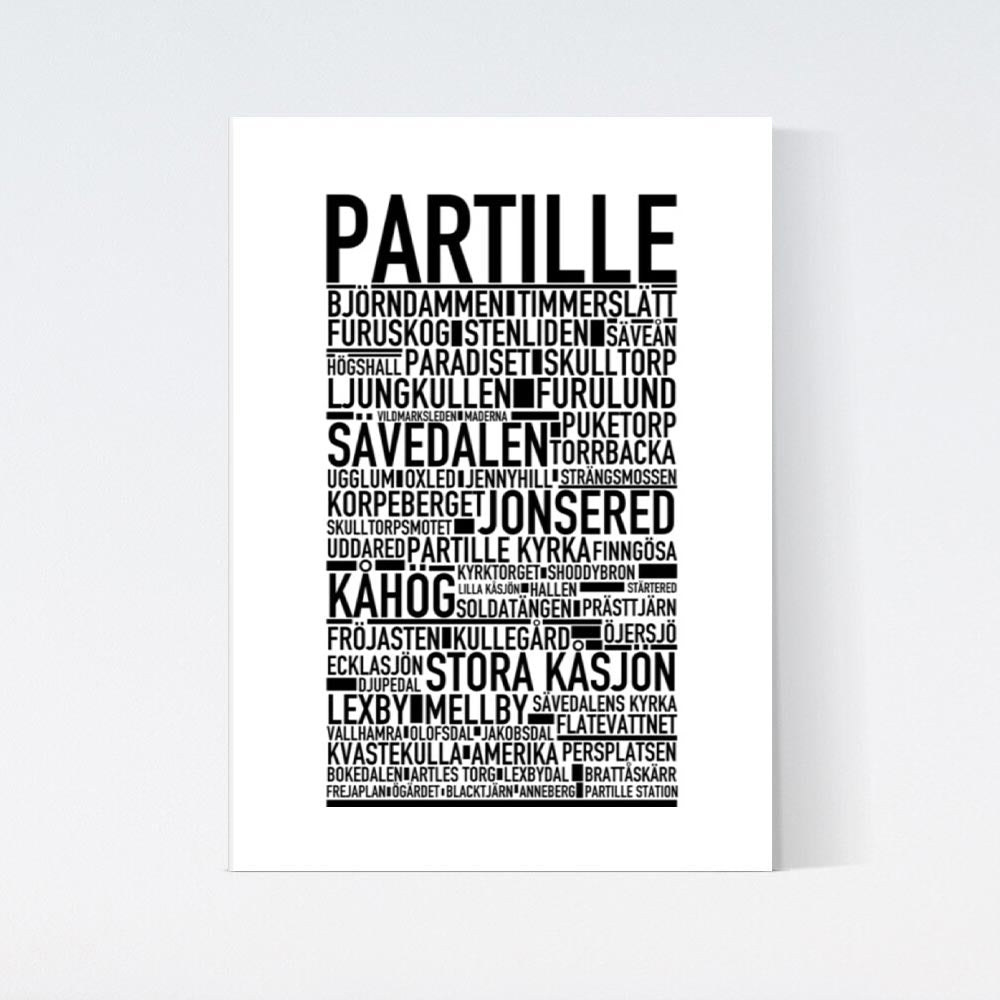 Partille Text Poster