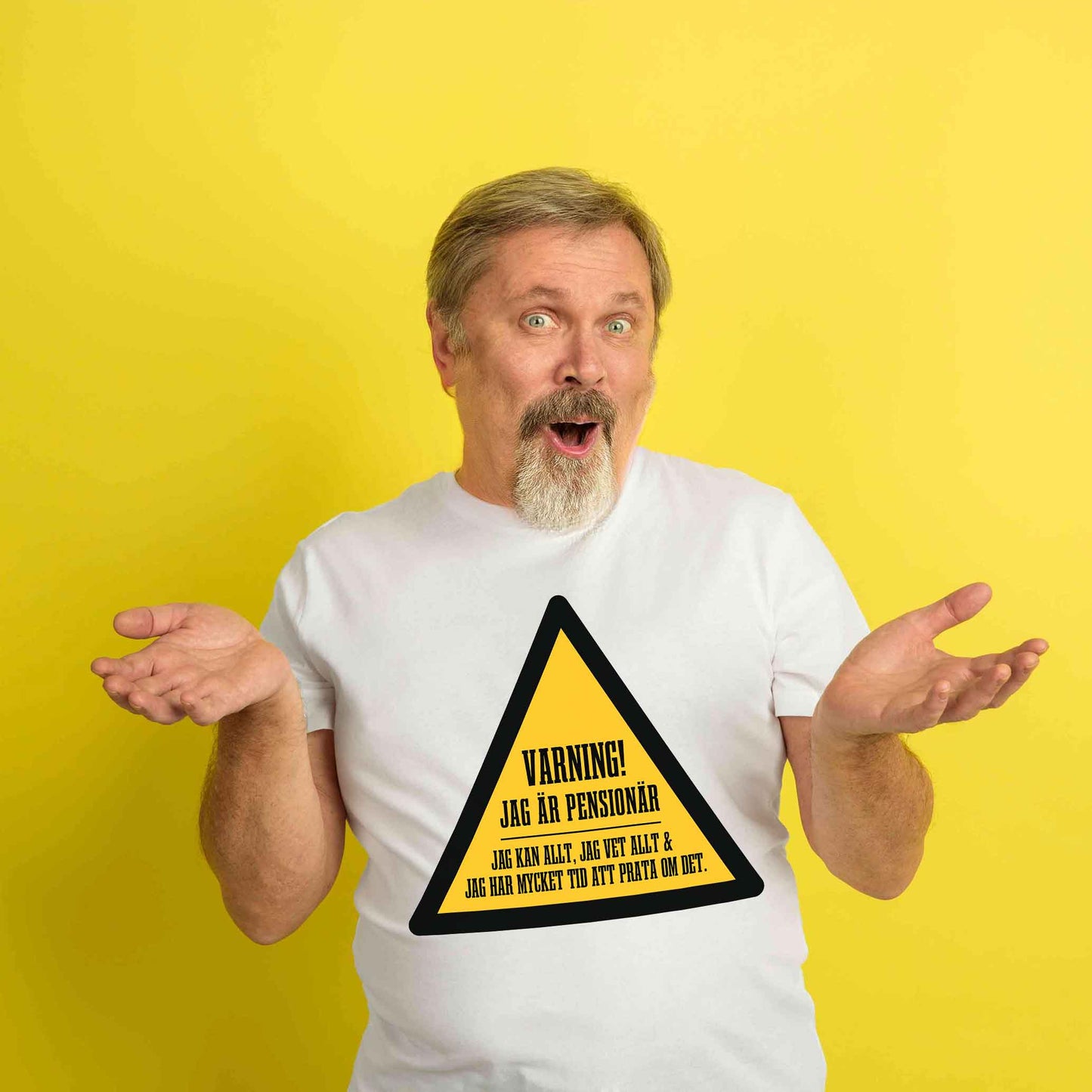 Varning Jag Är Pensionär T-shirt
