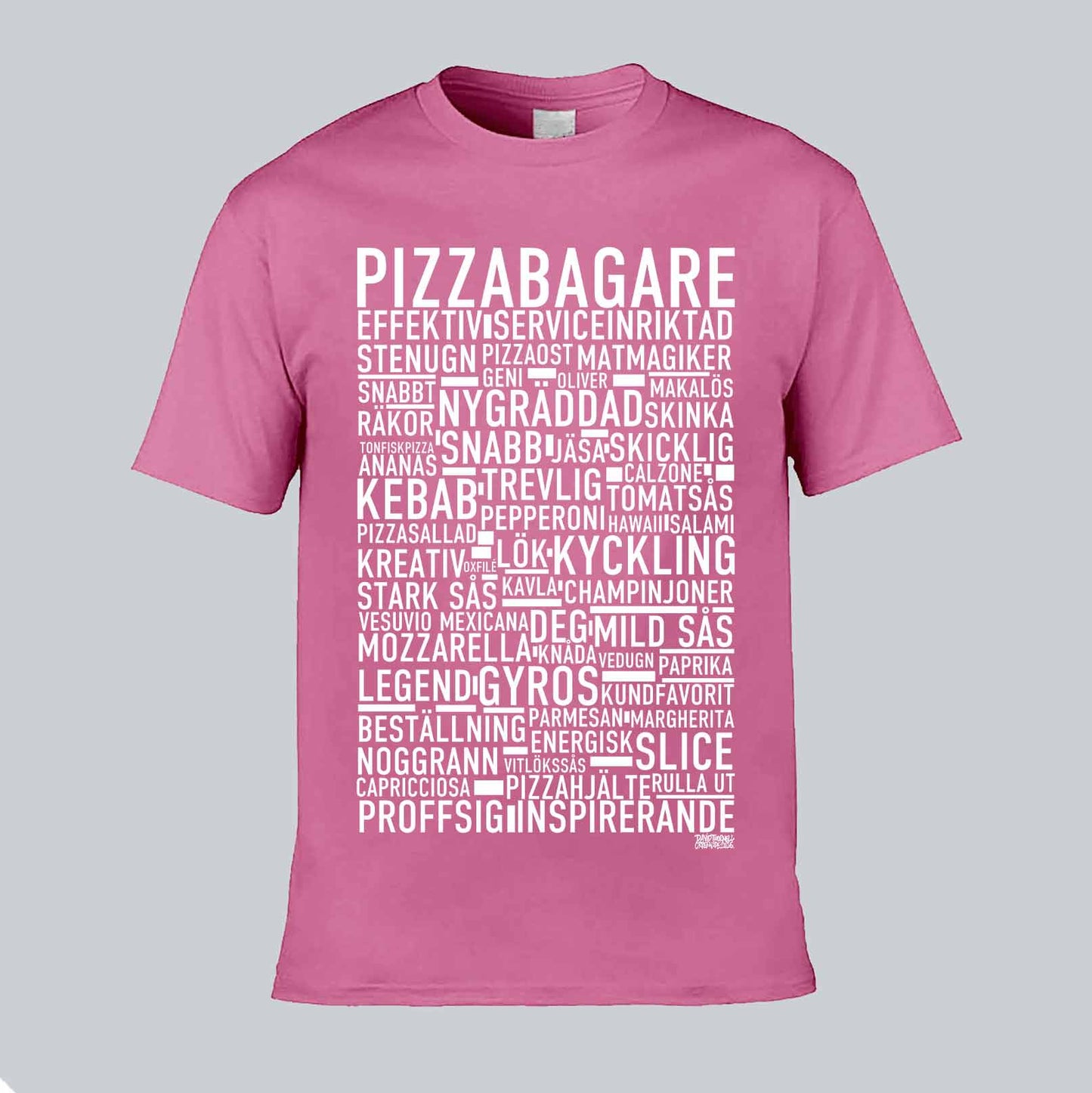 Pizzabagare Text T-shirt