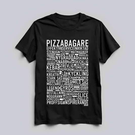 Pizzabagare Text T-shirt