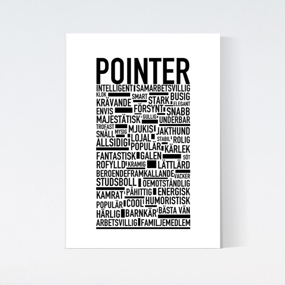 Pointer Text Poster